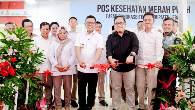 Perkuat Upaya Preventif, Gubernur Andra Soni Resmikan Pos Kesehatan Merah Putih di Rangkasbitung