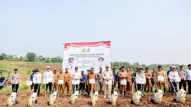 Gubernur Andra Soni Canangkan Gerakan Tanam Jagung untuk Ketahanan Pangan di Banten