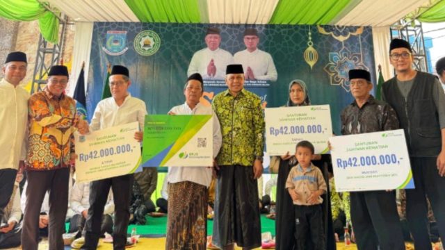 Gandeng Tangsel Bersholawat 2026 Berikan Perlindungan Jaminan Sosial Ketenagakerjaan