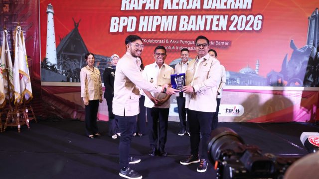 Buka Rakerda HIPMI Banten, Gubernur Andra Soni Minta Pengusaha Aktif Bangun Ekonomi Daerah