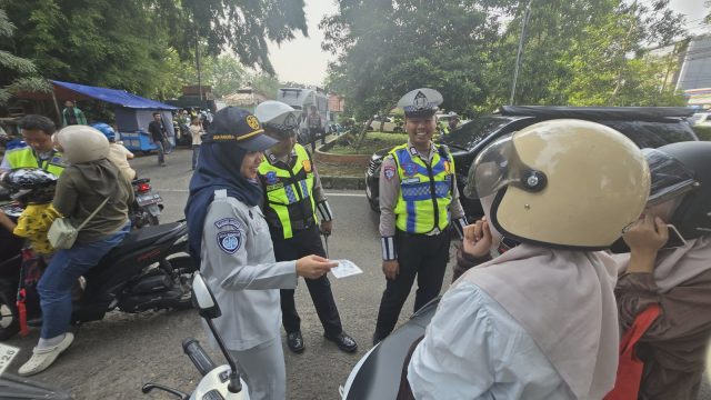 Cek pajak! Samsat Serang melakukan Penertiban dan Pencegahan Kecelakaan Lalu Lintas 