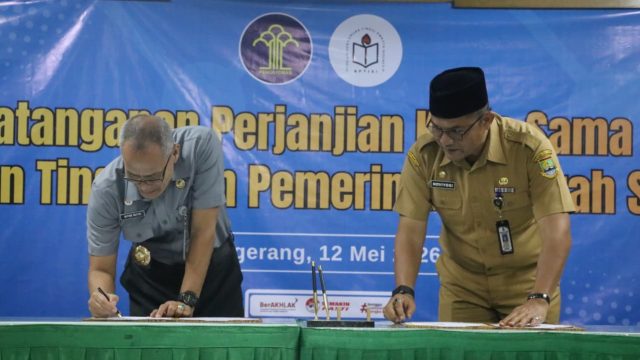 Lindungi Riset Kampus, Kemenkum Banten Teken PKS dengan 51 Perguruan Tinggi Serentak