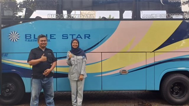 Gunakan JRKU External  Jasa Raharja Tangerang Pastikan Jaminan Perlindungan Penumpang Angkutan Umum di PO Bus Blue Star    