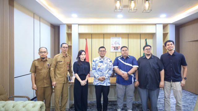 Andra Soni Sambut Positif Turnamen Tangsel Youth Football Saat Terima Audiensi VAR Media