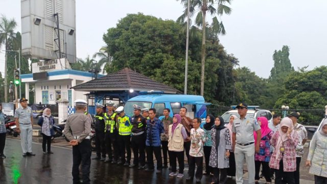 Jasa Raharja dan UPT Samsat Pandeglang Razia Kendaraan Pastikan Masyarakat Terlindungi dan Taat Pajak 