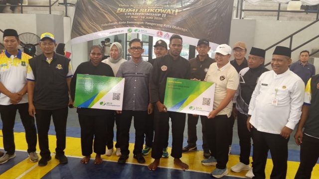 Aman Saat Bertanding, Seluruh Atlet Pada Open Tournament Pencak Silat Tingkat Nasional Bumi Sukowati Championship II Dilindungi Program Jamsostek