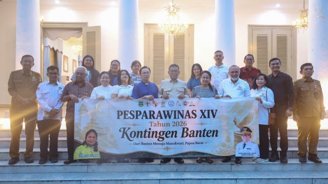 Lepas Kontingen Pesparawinas XIV, Gubernur Andra Soni Harap Banten Raih Hasil Terbaik