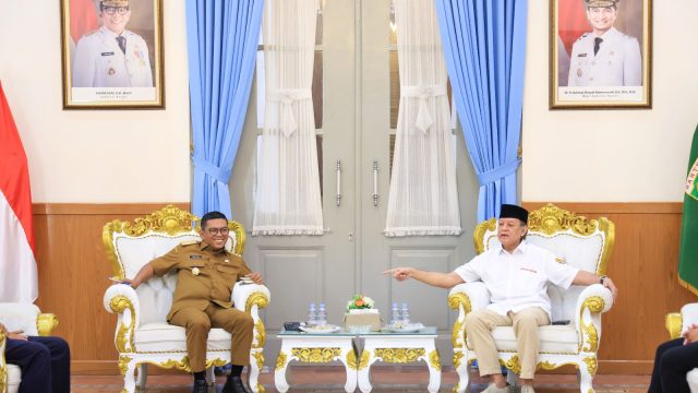 Gubernur Andra Soni Perkuat Kolaborasi Ketahanan Pangan dengan Yayasan Bhakti Bela Negara