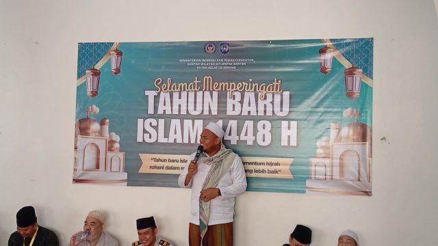 Rutan Serang Peringati Tahun Baru Islam 1448 H, Momentum Hijrah Rohani Menuju Karakter yang Lebih Baik