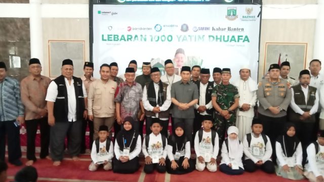BAZNAS Banten Gelar Lebaran 1000 Yatim Dhuafa, Ajak Masyarakat Perkuat Kepedulian di Bulan Muharam
