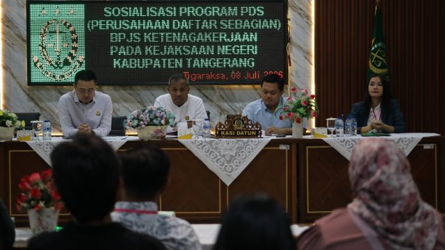 BPJS Ketenagakerjaan Bersama Kejaksaan Negeri Kabupaten Tangerang Dorong Perusahaan dalam Keikutsertaan Program Jaminan Pensiun