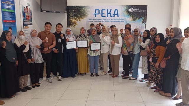Perkuat Kemandirian Ekonomi Keluarga Pekerja, BPJS Ketenagakerjaan Cabang Cimone Gelar Pelatihan Wirausaha Bagi Ahli Waris
