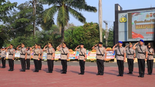 Polda Banten Gelar Sertijab Wakapolda, PJU, serta Kapolres Cilegon dan Lebak