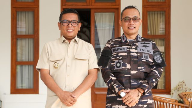 Terima Kunjungan Danlanal Baru, Gubernur Banten Andra Soni Siap Tingkatkan Kolaborasi