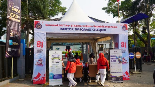 Semarak Kemerdekaan, Imigrasi Cilegon Hadirkan PASPORIA untuk Permudah Layanan Paspor di Akhir Pekan