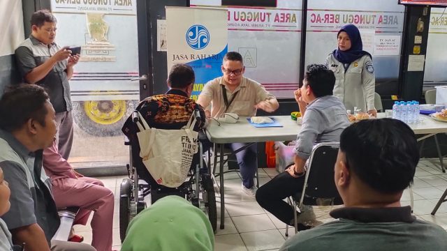 Jasa Raharja dan RS Melati Gelar Pengobatan Gratis bagi Sopir dan Kru PO Arimbi Jaya Agung Tangerang