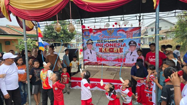 Semarak HUT ke-81 RI, Warga Kampung Cipandan – Cibugang Hidupkan Semangat  Lomba  Hafalan Pancasila