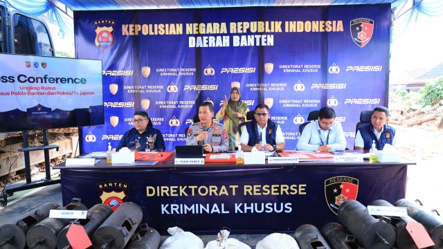 Polda Banten Ungkap 6 Lokasi Tambang Ilegal dan Penyalahgunaan BBM Bersubsidi