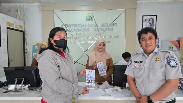 Dekatkan Informasi ke Masyarakat, Jasa Raharja Banten Gencarkan Glorifikasi Diskon PKB di Kecamatan Taktakan