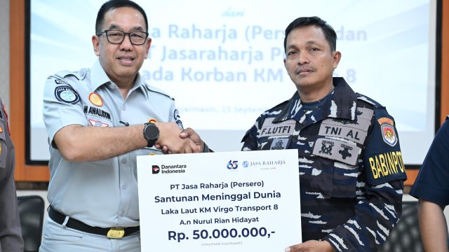Satu ABK Korban Meninggal Dunia KM Virgo Kembali Teridentifikasi,  Jasa Raharja Serahkan Santunan kepada Keluarga Korban 