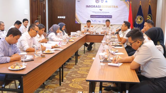 Perkuat Kolaborasi dalam Pelayanan Keimigrasian dan Pemberdayaan UMKM, Imigrasi Serang Gelar FGD Imigrasi Bermitra di Kabupaten Lebak