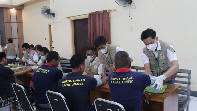 Lapas Jember Sinergi dengan GBI Mojopahit Beri Pelayanan Kesehatan Gratis