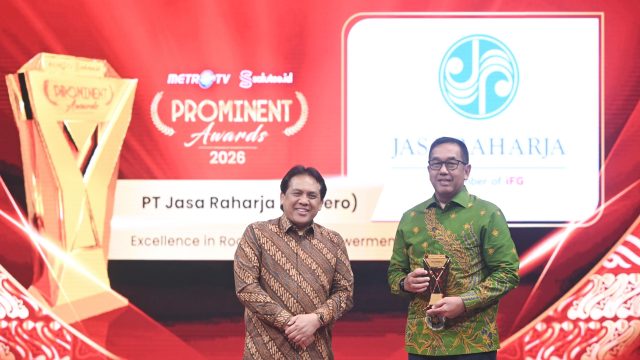 Konsisten Dorong Keselamatan Transportasi, Jasa Raharja Raih Excellent in Road Safety Empowerment di Ajang Prominent Award 2026