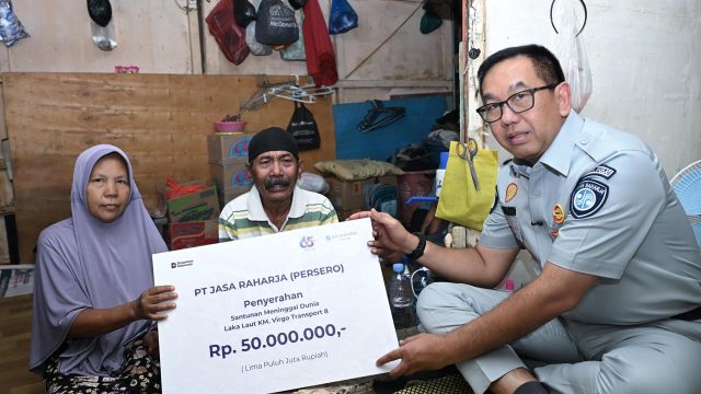 Jasa Raharja Terus Bergerak, Tiga Ahli Waris Korban KM Virgo Terima Santunan di Jawa Timur