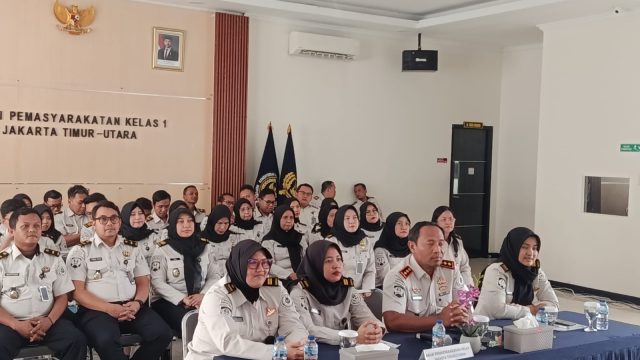 Bapas Kelas I Jakarta Timur/Utara Ikuti Rakor Pembentukan Pusat Rehabilitasi dan Reedukasi serta Anev Pemasyarakatan
