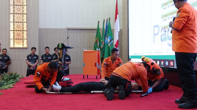 Sinergi dengan BPBD, Jajaran Kanim Cilegon Ikuti Pelatihan Mitigasi Megathrust dan Erupsi Gunung Berapi Kanwil Banten