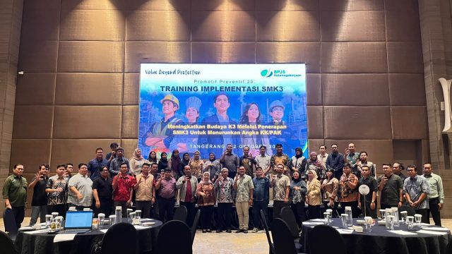 BPJS Ketenagakerjaan Tangerang Batuceper Gelar Pelatihan SMK3, Dorong Penguatan Budaya K3 di Lingkungan Kerja