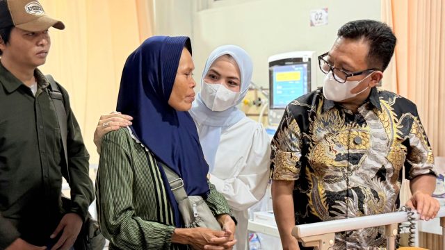 Kunjungi Ojol Korban Kecelakaan Mobil BYD, Dirut BPJS Ketenagakerjaan dan Bupati Serang Kawal Pemenuhan Hak Perlindungan
